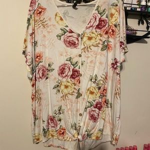 Chic soul front tie shirt